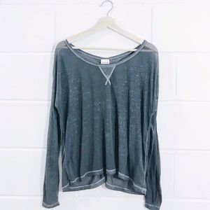 Long Sleeve Burnout Tee